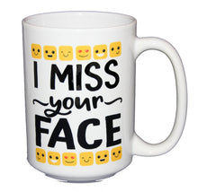 I Miss Your Face - Cute Sweet Coffee Mug - Missing You - Thinking of You - Hugs - 15oz Size