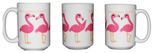 SECOND STRING Who Gives a Flock - Funny Flamingo Ballerina Coffee Mug - Larger 15oz Size