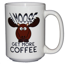 SECOND STRING Moose Ask for More Coffee - Funny Coffee Mug - Larger 15oz Size