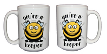 I'm A Keeper - Funny Bee Keeper Coffee Mug - Larger 15oz Size