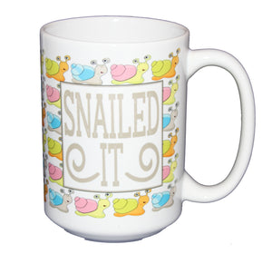 SNAILED IT Funny Coffee Mug - Larger 15oz Size