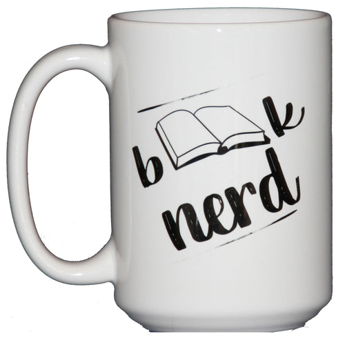 Book Nerd Coffee Mug for Bibliophiles