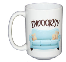 Indoorsy - Funny Coffee Mug Humor - Larger 15oz Size