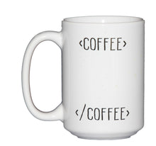 Begin Coffee End Coffee Mug HTML for Web Developers
