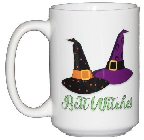 Best Witches Halloween Hats Coffee Mugs for BFFs and Besties