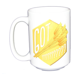 SECOND STRING Got Wheat - Settlers of Catan Funny Coffee Mug - Board Game Geek - Larger 15oz Size